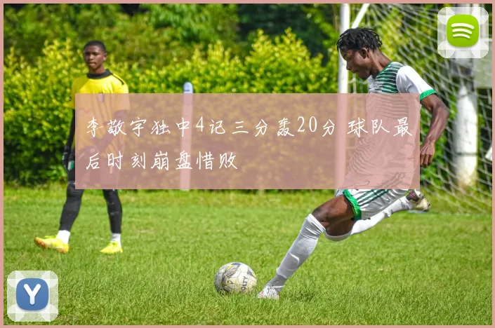 李敬宇独中4记三分轰20分 球队最后时刻崩盘惜败